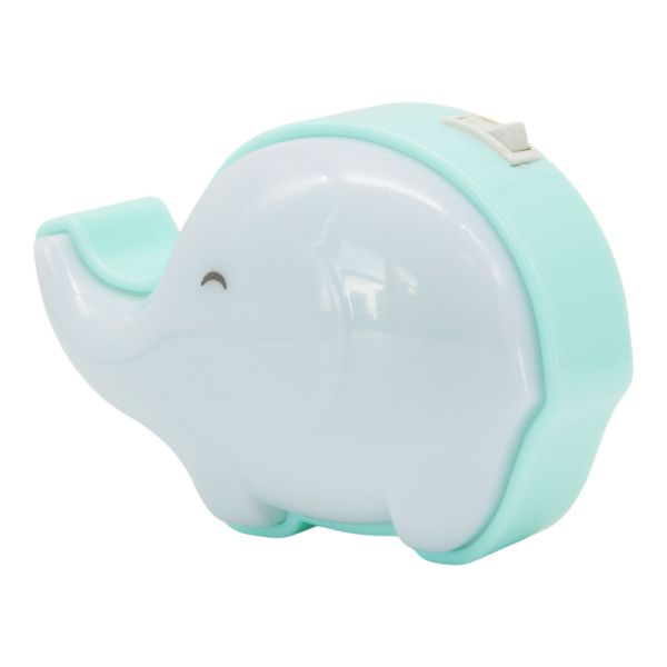 ΦΩΤΑΚΙ ΝΥΚΤΟΣ LED 0,2W ΜΕ ΔΙΑΚΟΠΤΗ ΣΕ ΣΧΗΜΑ ΕΛΕΦΑΝΤΑΚΙ 9,5x6x7εκ. ANKOR