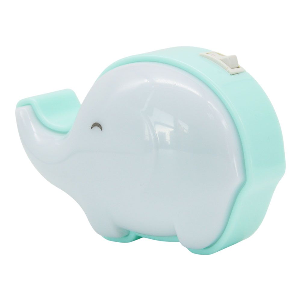 ΦΩΤΑΚΙ ΝΥΚΤΟΣ LED 0,2W ΜΕ ΔΙΑΚΟΠΤΗ ΣΕ ΣΧΗΜΑ ΕΛΕΦΑΝΤΑΚΙ 9,5x6x7εκ. ANKOR