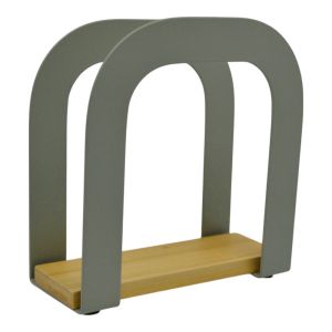 ΧΑΡΤΟΠΕΤΣΕΤΟΘΗΚΗ ΜΕΤΑΛΛΙΚΗ ΛΑΔΙ  ΜΕ ΜΠΑΜΠΟΥ ΒΑΣΗ 12x4,5x12εκ.ANKOR