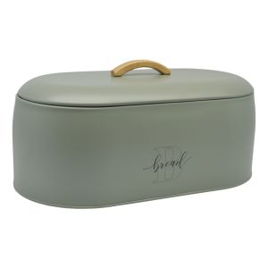 ΨΩΜΙΕΡΑ ΜΕΤΑΛΛΙΚΗ ΛΑΔΙ ΜΕ ΞΥΛΙΝΗ ΛΑΒΗ Bread 35,9x19,9x12,8εκ. ANKOR