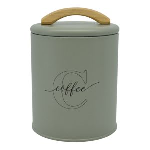 ΒΑΖΟ ΜΕΤΑΛΛΙΚΟ ΛΑΔΙ ΜΕ ΞΥΛΙΝΗ ΛΑΒΗ Coffee 11x11x15εκ.ANKOR