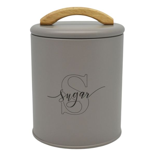 ΒΑΖΟ ΜΕΤΑΛΛΙΚΟ TAUPE ΜΕ ΞΥΛΙΝΗ ΛΑΒΗ Sugar 11x11x15εκ.ANKOR