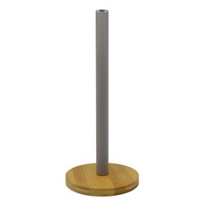 ΒΑΣΗ ΧΑΡΤΙΟΥ ΚΟΥΖΙΝΑΣ ΜΕΤΑΛΛΙΚΗ TAUPE ΜΕ ΜΠΑΜΠΟΥ ΒΑΣΗ 15x15x34εκ.ANKOR