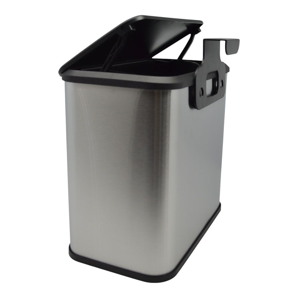 ΚΑΔΟΣ ΑΠΟΡΡΙΜΑΤΩΝ 5lt ΙNOX  ΜΕ ΓΑΝΤΖΟ ΓΙΑ  ΝΤΟΥΛΑΠΙ 25x15,1x24,7εκ. ANKOR