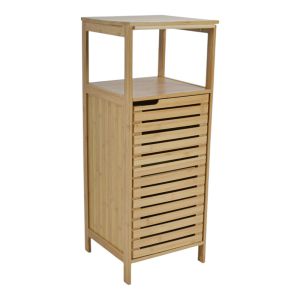 ΝΤΟΥΛΑΠΙ ΜΕ ΡΑΦΙΑ ΑΠΟ ΞΥΛΟ ΜΠΑΜΠOΥ 30x30x79εκ. ANKOR