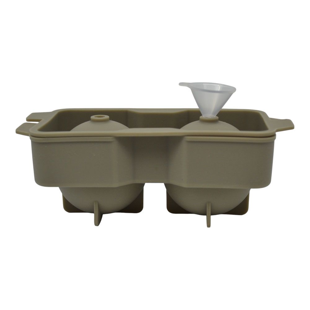 ΠΑΓΟΘΗΚΗ ΣΦΑΙΡΑ ΑΠΟ ΣΙΛΙΚΟΝΗ 2 ΘΕΣΕΩΝ ΣΕ TAUPE ΧΡΩΜΑ 16,5x7,5x6,5εκ. ANKOR