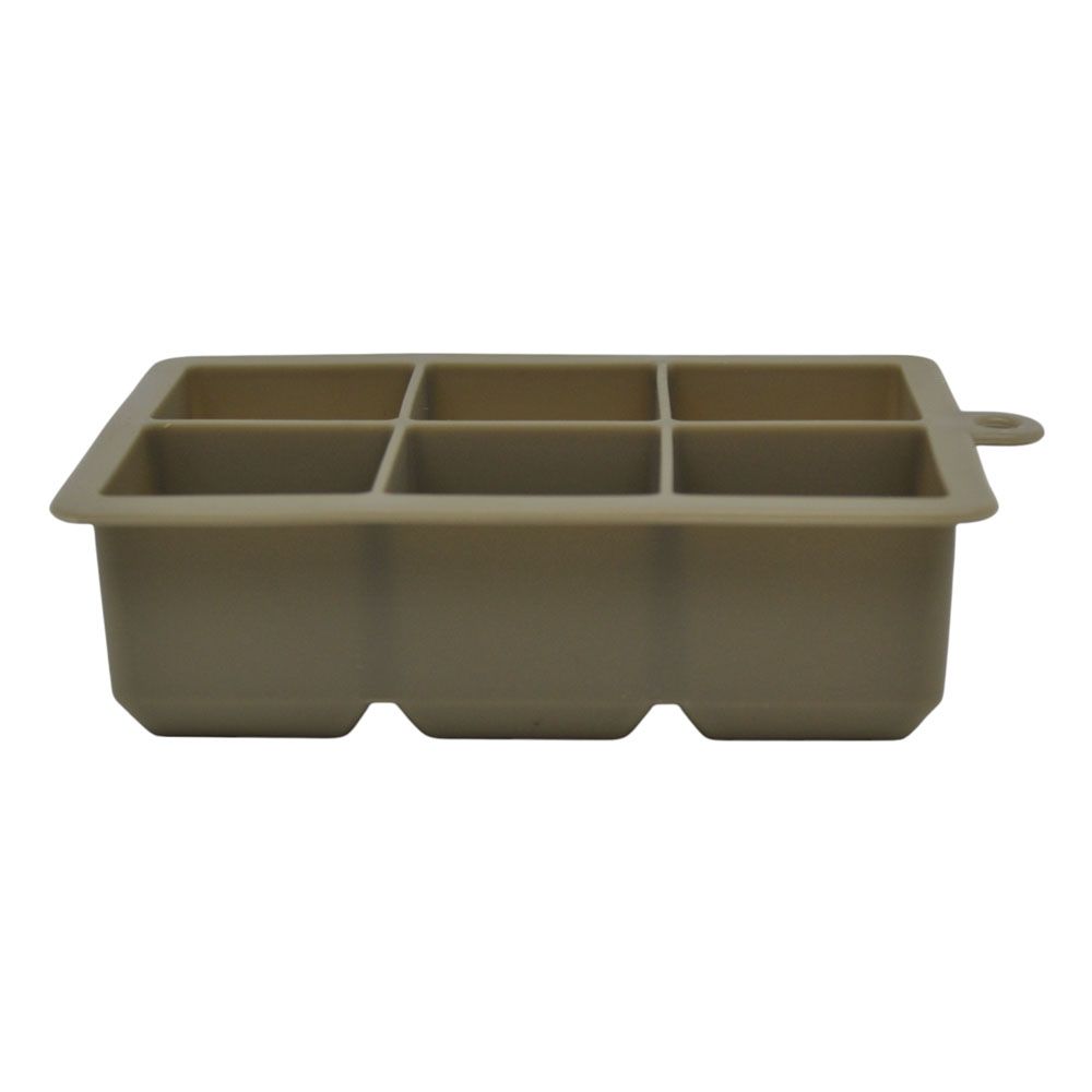 ΠΑΓΟΘΗΚΗ ΚΥΒΟΣ ΑΠΟ ΣΙΛΙΚΟΝΗ 6 ΘΕΣΕΩΝ ΣΕ TAUPE ΧΡΩΜΑ 16,5x10,5x4,5εκ. ANKOR