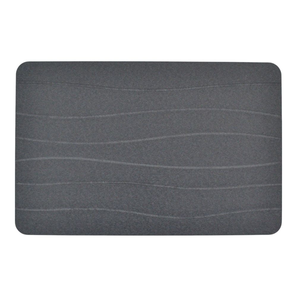 ΠΑΤΑΚΙ ΑΠΟ ΔΙΑΤΟΜΙΤΗ ΓΚΡΙ  ΜΕ ΑΝΑΓΛΥΦΕΣ ΓΡΑΜΜΕΣ 39x60εκ. ANKOR