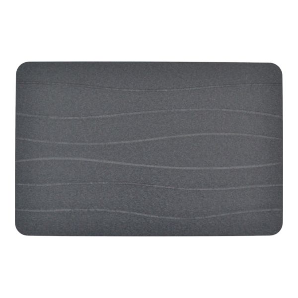 ΠΑΤΑΚΙ ΑΠΟ ΔΙΑΤΟΜΙΤΗ ΓΚΡΙ  ΜΕ ΑΝΑΓΛΥΦΕΣ ΓΡΑΜΜΕΣ 39x60εκ. ANKOR