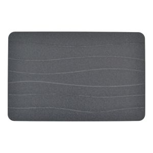 ΠΑΤΑΚΙ ΑΠΟ ΔΙΑΤΟΜΙΤΗ ΓΚΡΙ  ΜΕ ΑΝΑΓΛΥΦΕΣ ΓΡΑΜΜΕΣ 39x60εκ. ANKOR