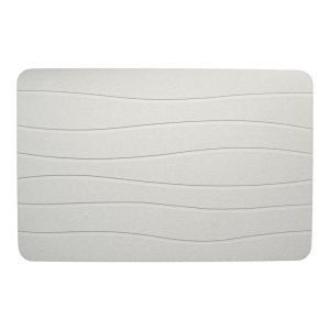 ΠΑΤΑΚΙ ΑΠΟ ΔΙΑΤΟΜΙΤΗ ΑΣΠΡΟ ΜΕ ΑΝΑΓΛΥΦΕΣ ΓΡΑΜΜΕΣ 39x60εκ. ANKOR