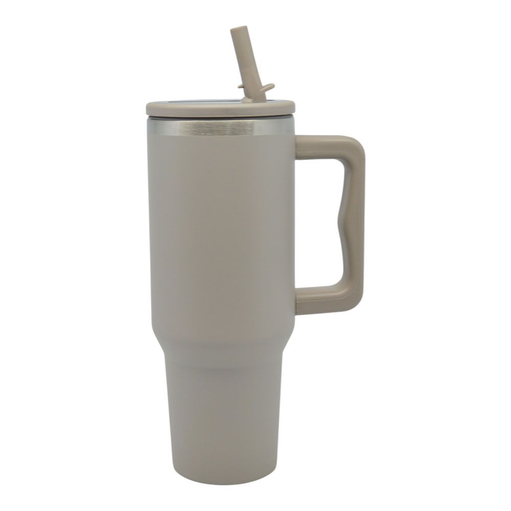 ΠΟΤΗΡΙ ΘΕΡΜΟΣ ΑΝΟΞΕΙΔΩΤΟ 1,2lt ΜΕ ΚΑΛΑΜΑΚΙ TAUPE 9,8x26εκ. ANKOR
