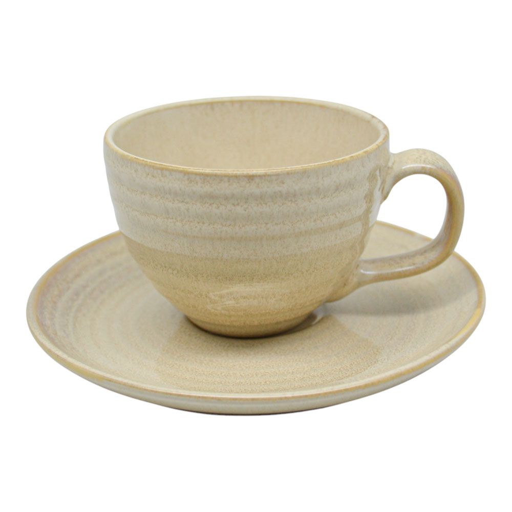 ΣΕΤ 6 ΦΛΥΤΖΑΝΙΑ ΚΑΦΕ  ΚΕΡΑΜΙΚΑ 160ml ΣΕ ΜΠΕΖ ΧΡΩΜΑ ANKOR