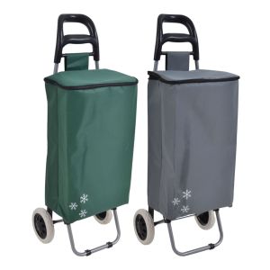 ΚΑΡΟΤΣΙ ΛΑΪΚΗΣ ΜΕΤΑΛΛΙΚΟ ΜΕ ΙΣΟΘΕΡΜΙΚΗ ΤΣΑΝΤΑ 32lt 35x28x92εκ. ANKOR