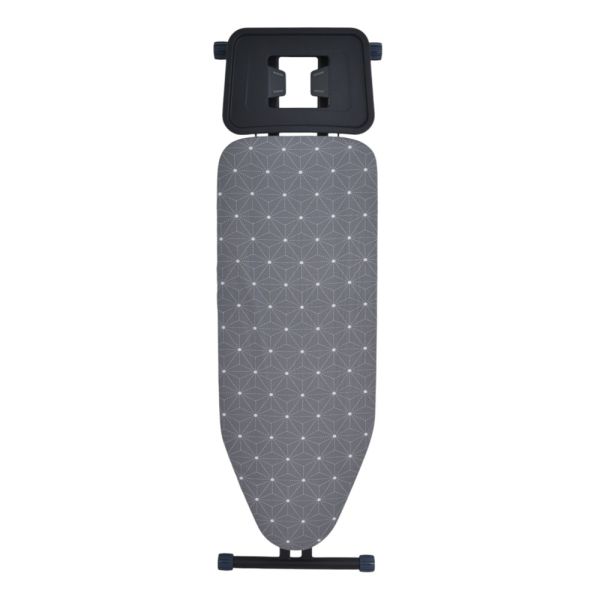 ΣΙΔΕΡΩΣΤΡΑ XL 45x120εκ ΜΑΥΡΗ ΜΑΤ 100% ΒΑΜΒΑΚΕΡΟ ΚΑΛΥΜΜΑ ΥΨΟΣ 71-94εκ. ANKOR