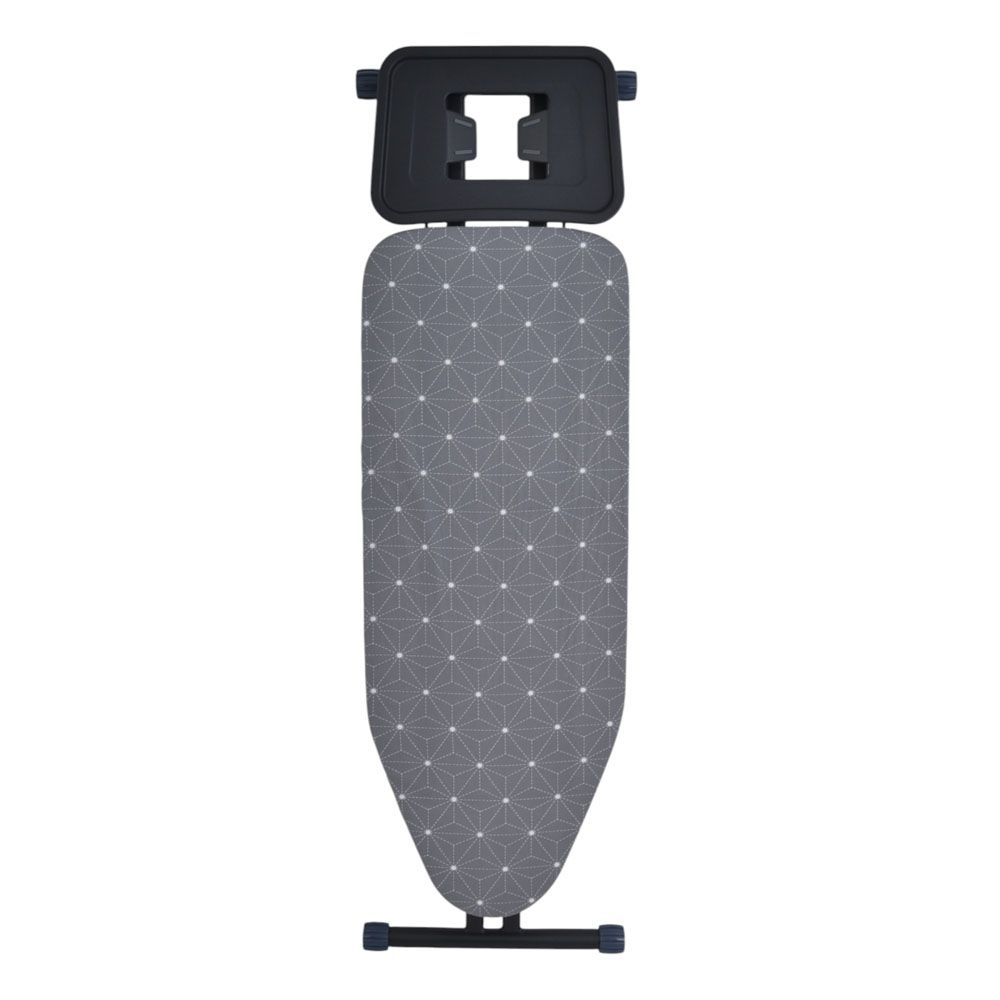 ΣΙΔΕΡΩΣΤΡΑ XL 45x120εκ ΜΑΥΡΗ ΜΑΤ 100% ΒΑΜΒΑΚΕΡΟ ΚΑΛΥΜΜΑ ΥΨΟΣ 71-94εκ. ANKOR