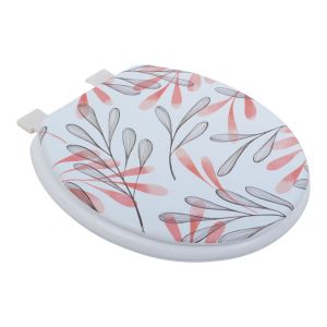 ΚΑΠΑΚΙ ΤΟΥΑΛΕΤΑΣ ΜΑΛΑΚΟ ΜΕ ΣΧΕΔΙΟ ΦΥΛΛΑ 26-36x39εκ. ANKOR