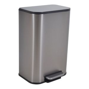 ΚΑΔΟΣ ΑΠΟΡΡΙΜΑΤΩΝ SOUL 12L SOFT CLOSE FINGER PRINT PROOF INOX ΜΑΤ ANKOR