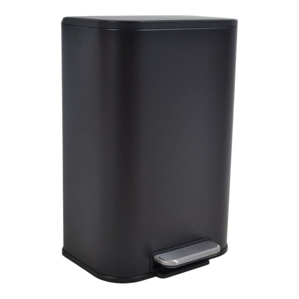 ΚΑΔΟΣ ΑΠΟΡΡΙΜΑΤΩΝ SOUL 12L SOFT CLOSE ΙΝΟΧ ΜΑΥΡΟ ΜΑΤ ANKOR