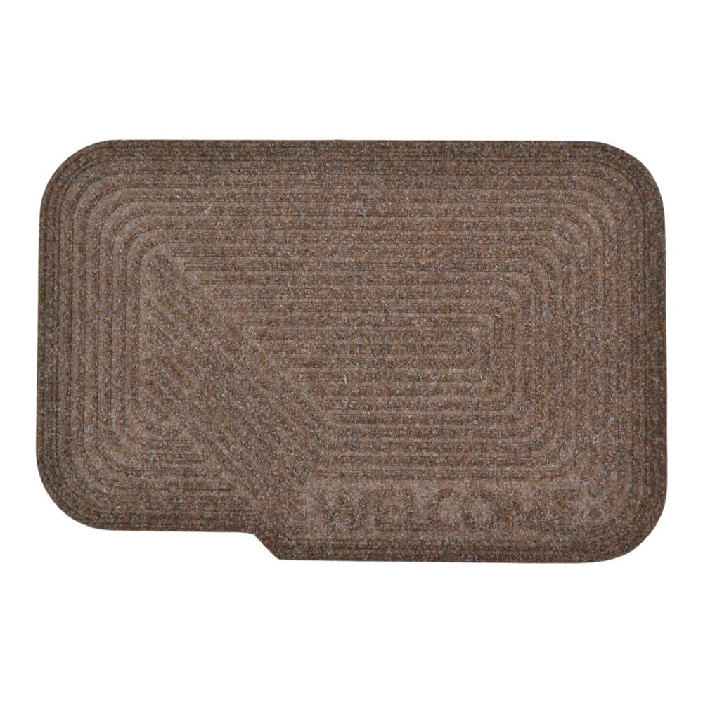 ΠΟΔΟΜΑΚΤΡΟ ΣΕ ΚΑΦΕ ΧΡΩΜΑ WELCOME ΜΕ ΚΑΟΥΤΣΟΥΚ ΠΛΑΤΗ 40x60εκ.ANKOR