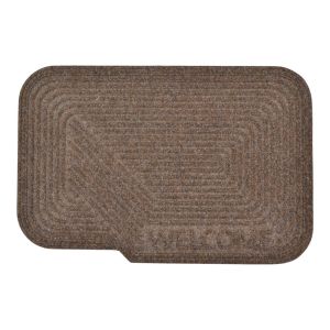 ΠΟΔΟΜΑΚΤΡΟ ΣΕ ΚΑΦΕ ΧΡΩΜΑ WELCOME ΜΕ ΚΑΟΥΤΣΟΥΚ ΠΛΑΤΗ 45x75εκ.ANKOR