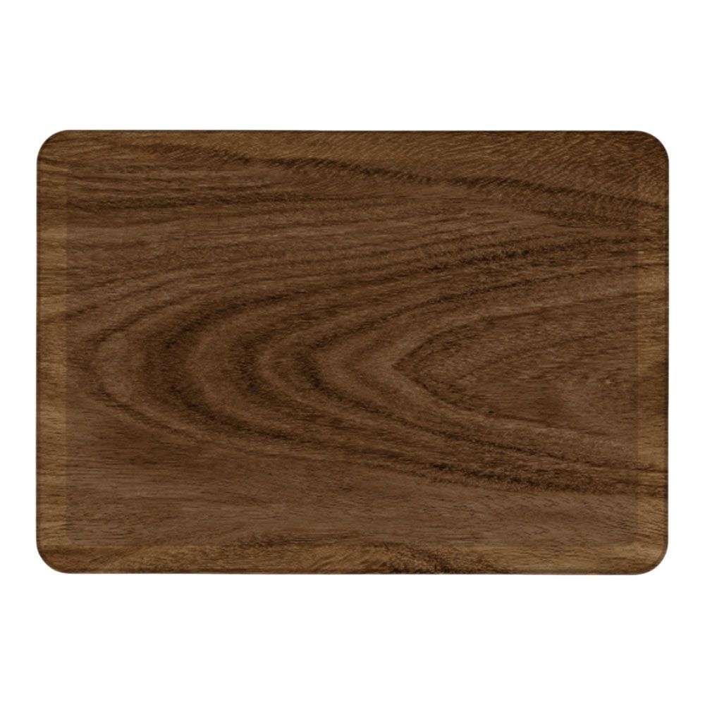 ΔΙΣΚΟΣ ΜΕΛΑΜΙΝΗΣ ΜΕ ΣΧΕΔΙΟ ΕΦΕ ΞΥΛΟΥ ΣΕ ΚΑΦΕ ΑΠΟΧΡΩΣΗ 44x31x2,3εκ. ANKOR