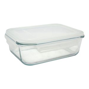 ΦΑΓΗΤΟΔΟΧΕΙΟ ΟΡΘΟΓΩΝΙΟ ΑΠΟ ΠΥΡΑΝΤΟΧΟ ΓΥΑΛΙ ΜΕ ΠΛΑΣΤΙΚΟ ΚΑΠΑΚΙ 1,5lt ANKOR