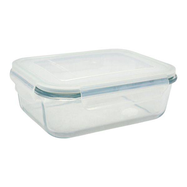 ΦΑΓΗΤΟΔΟΧΕΙΟ ΟΡΘΟΓΩΝΙΟ ΑΠΟ ΠΥΡΑΝΤΟΧΟ ΓΥΑΛΙ ΜΕ ΠΛΑΣΤΙΚΟ ΚΑΠΑΚΙ 1,0lt ANKOR