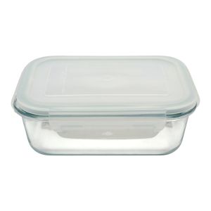 ΦΑΓΗΤΟΔΟΧΕΙΟ ΟΡΘΟΓΩΝΙΟ ΑΠΟ ΠΥΡΑΝΤΟΧΟ ΓΥΑΛΙ ΜΕ ΠΛΑΣΤΙΚΟ ΚΑΠΑΚΙ 0,65lt ANKOR