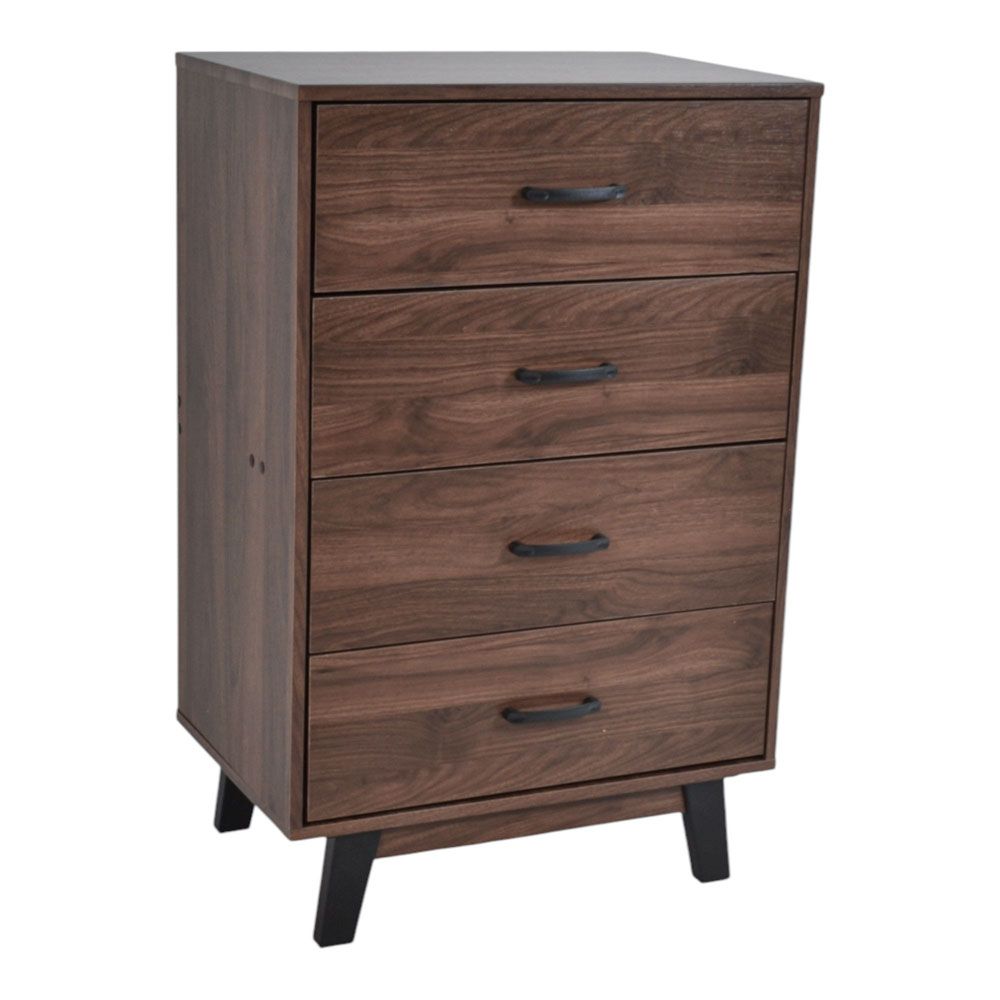 ΣΥΡΤΑΡΙΕΡΑ ΞΥΛΙΝΗ ΜΕ 4 ΣΥΡΤΑΡΙΑ ΣΕ ΚΑΡΥΔΙ ΧΡΩΜΑ 60x40x93εκ. ANKOR