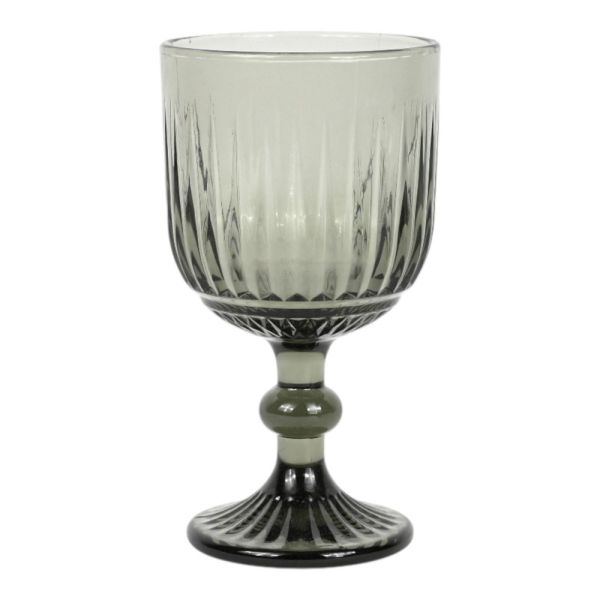 ΣΕΤ 6 ΤΜΧ ΠΟΤΗΡΙΑ ΓΥΑΛΙΝΑ  ΚΟΛΟΝΑΤΑ 235ml SMOKE ANKOR