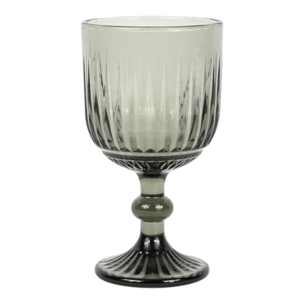 ΣΕΤ 6 ΤΜΧ ΠΟΤΗΡΙΑ ΓΥΑΛΙΝΑ  ΚΟΛΟΝΑΤΑ 235ml SMOKE ANKOR