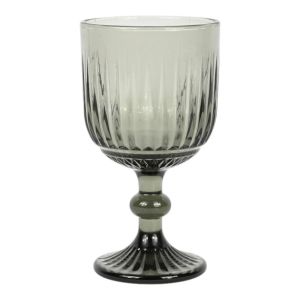 ΣΕΤ 6 ΤΜΧ ΠΟΤΗΡΙΑ ΓΥΑΛΙΝΑ  ΚΟΛΟΝΑΤΑ 235ml SMOKE ANKOR