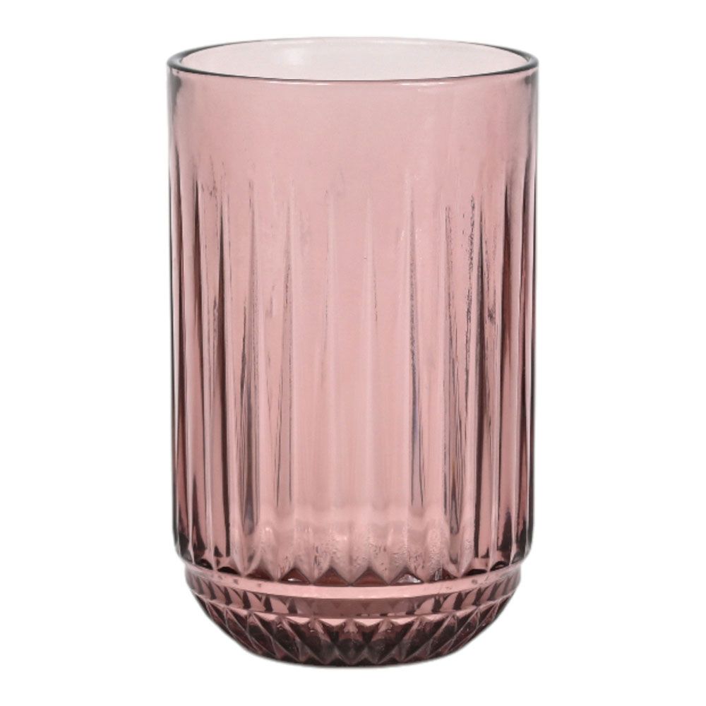 ΣΕΤ 6 ΤΜΧ ΠΟΤΗΡΙΑ ΓΥΑΛΙΝΑ 410ml ΣΕ ΜΩΒ ΧΡΩΜΑ ANKOR