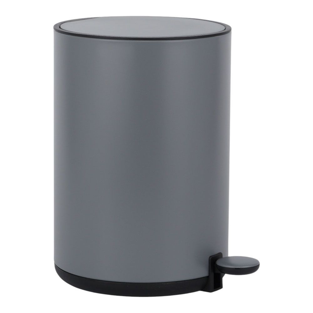 ΚΑΛΑΘΙ ΜΠΑΝΙΟΥ 5lt DUTCH LIFESTYLE ΜΕΤΑΛΛΙΚΟ SOFT CLOSE ΓΚΡΙ  ΜΑΤ ANKOR