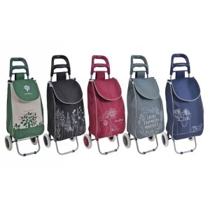 ΚΑΡΟΤΣΙ ΛΑΪΚΗΣ ΜΕΤΑΛΛΙΚΟ 5 ΣΧΕΔΙΑ 35x27x94εκ. ANKOR