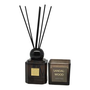 ΣΕΤ ΑΡΩΜΑΤΙΚΟΥ ΧΩΡΟΥ 80ml ΚΑΙ ΚΕΡΙΟΥ SANDALWOOD ANKOR