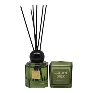 ΣΕΤ ΑΡΩΜΑΤΙΚΟΥ ΧΩΡΟΥ 80ml ΚΑΙ ΚΕΡΙΟΥ GOLDEN DUSK ANKOR