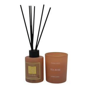 ΣΕΤ ΑΡΩΜΑΤΙΚΟΥ ΧΩΡΟΥ 50ml ΚΑΙ ΚΕΡΙΟΥ TEA ROSE ANKOR
