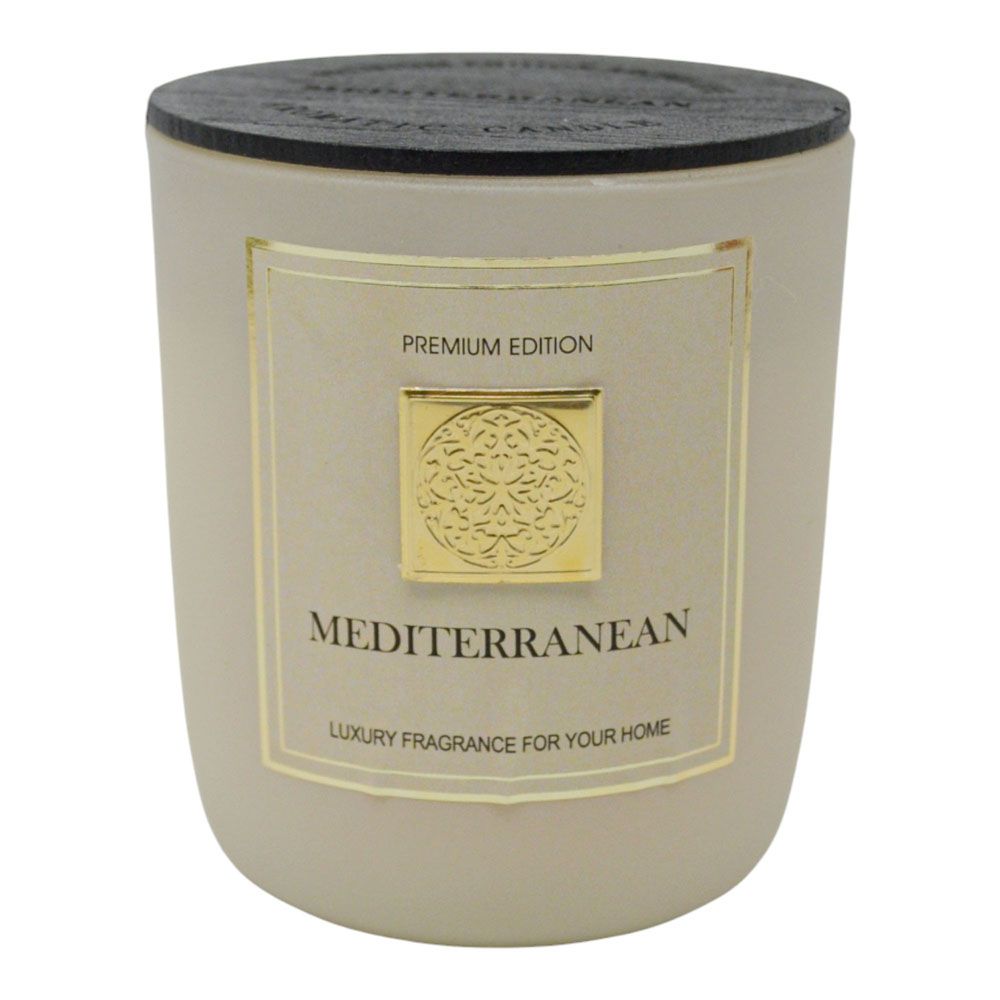 ΑΡΩΜΑΤΙΚΟ ΚΕΡΙ MEDITERRANEAN ΣΕ ΓΥΑΛΙΝΟ ΔΟΧΕΙΟ ΜΕ ΚΑΠΑΚΙ 8x8x9εκ. ANKOR