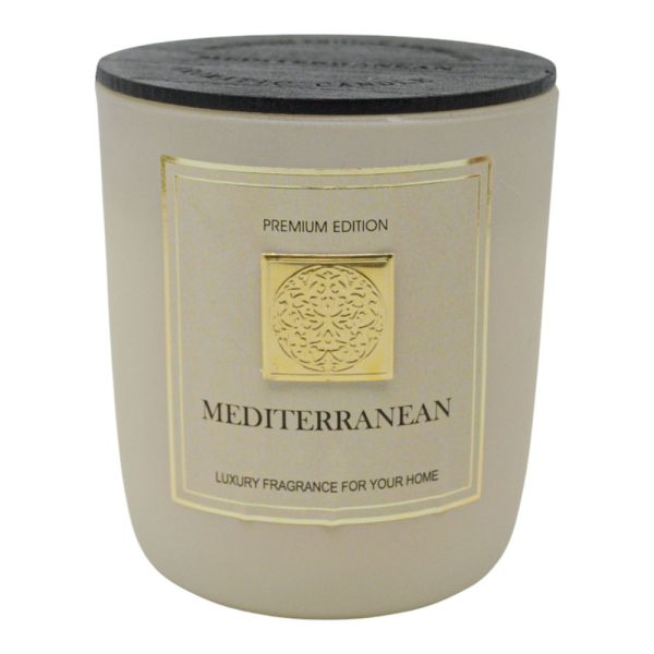 ΑΡΩΜΑΤΙΚΟ ΚΕΡΙ MEDITERRANEAN ΣΕ ΓΥΑΛΙΝΟ ΔΟΧΕΙΟ ΜΕ ΚΑΠΑΚΙ 8x8x9εκ. ANKOR