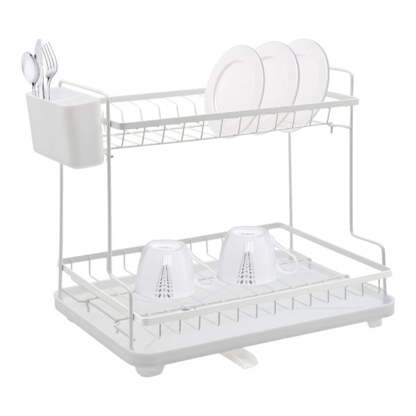 ΠΙΑΤΟΘΗΚΗ ΔΙΩΡΟΦΗ ΜΕΤΑΛΛΙΚΗ ΑΣΠΡΗ ΜΑΤ 46,3x30x38,3εκ.ANKOR