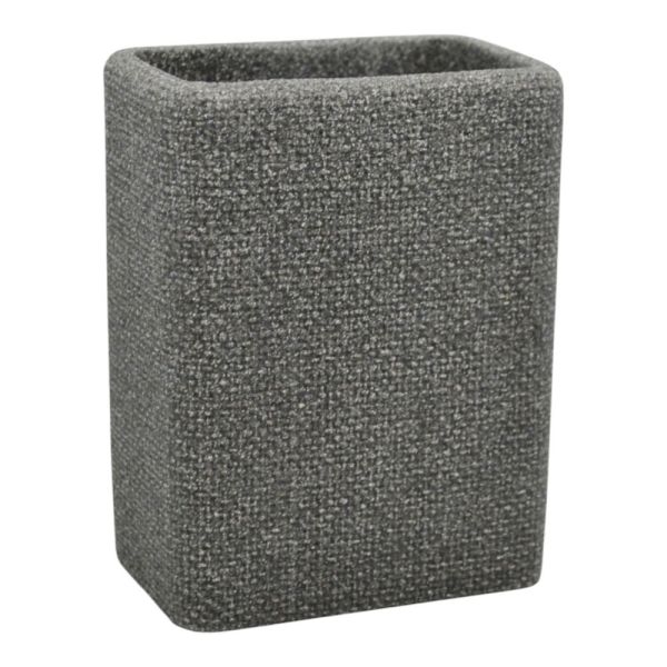 ΠΟΤΗΡΟΘΗΚΗ ΠΟΛΥΕΣΤΕΡΙΚΗ ΓΚΡΙ ΜΕ ΣΑΓΡΕ ΥΦΗ 8,5x5,6x11,6εκ.ANKOR