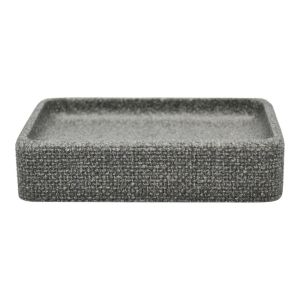 ΣΑΠΟΥΝΟΘΗΚΗ ΠΟΛΥΕΣΤΕΡΙΚΗ ΓΚΡΙ ΜΕ ΣΑΓΡΕ ΥΦΗ 11,8x8x2,7εκ.ANKOR