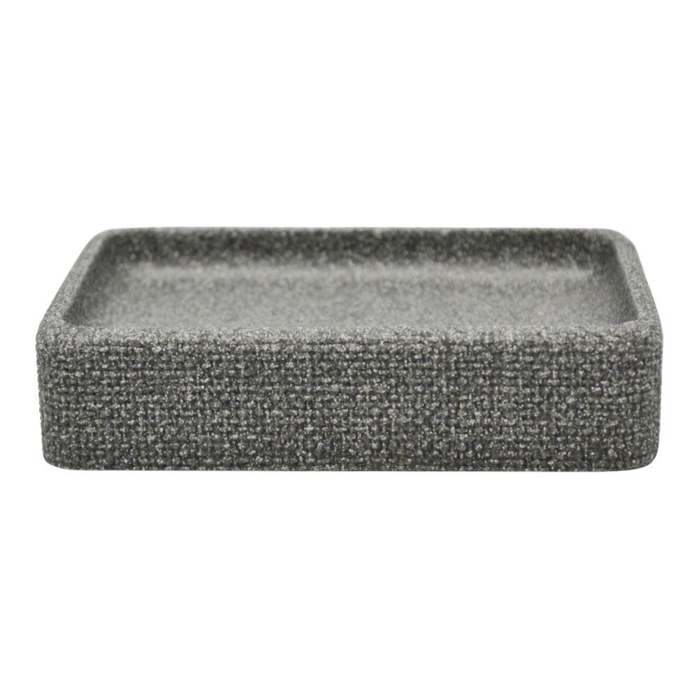 ΣΑΠΟΥΝΟΘΗΚΗ ΠΟΛΥΕΣΤΕΡΙΚΗ ΓΚΡΙ ΜΕ ΣΑΓΡΕ ΥΦΗ 11,8x8x2,7εκ.ANKOR