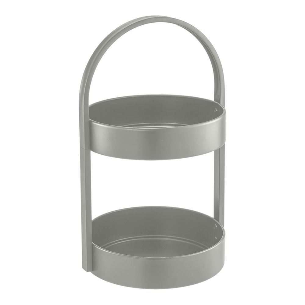 ΦΡΟΥΤΙΕΡΑ ΜΕΤΑΛΛΙΚΗ ΔΥΟ ΕΠΙΠΕΔΩΝ ΛΑΔΙ 24,5x22,5x40εκ. ANKOR