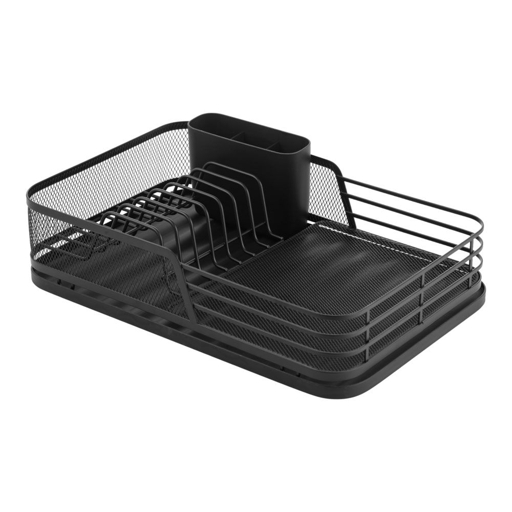 ΠΙΑΤΟΘΗΚΗ ΜΕΤΑΛΛΙΚΗ ΜΕ ΔΙΣΚΟ ΣΕ ΜΑΥΡΟ ΜΑΤ ΧΡΩΜΑ 42,5x28x10εκ.ANKOR