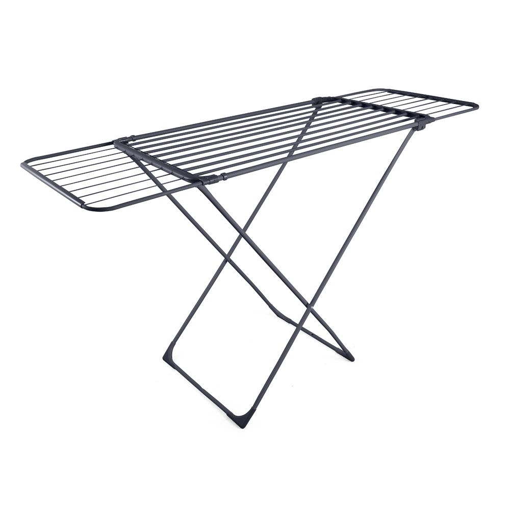 ΑΠΛΩΣΤΡΑ ΔΑΠΕΔΟΥ ΜΕΤΑΛΛΙΚΗ ΕΠΕΚΤΕΙΝΟΜΕΝΗ ΚΑΙ ΠΤΥΣΣΟΜΕΝΗ 18m ΣΕ ΜΑΥΡΟ ΜΑΤ ΧΡΩΜΑ ANKOR