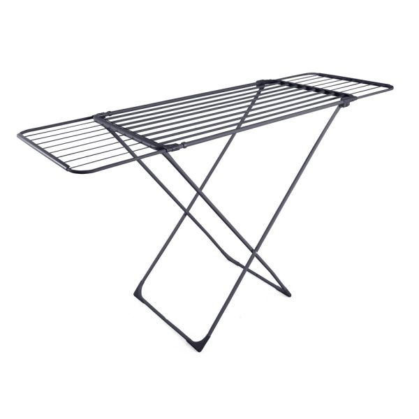 ΑΠΛΩΣΤΡΑ ΔΑΠΕΔΟΥ ΜΕΤΑΛΛΙΚΗ ΕΠΕΚΤΕΙΝΟΜΕΝΗ ΚΑΙ ΠΤΥΣΣΟΜΕΝΗ 18m ΣΕ ΜΑΥΡΟ ΜΑΤ ΧΡΩΜΑ ANKOR