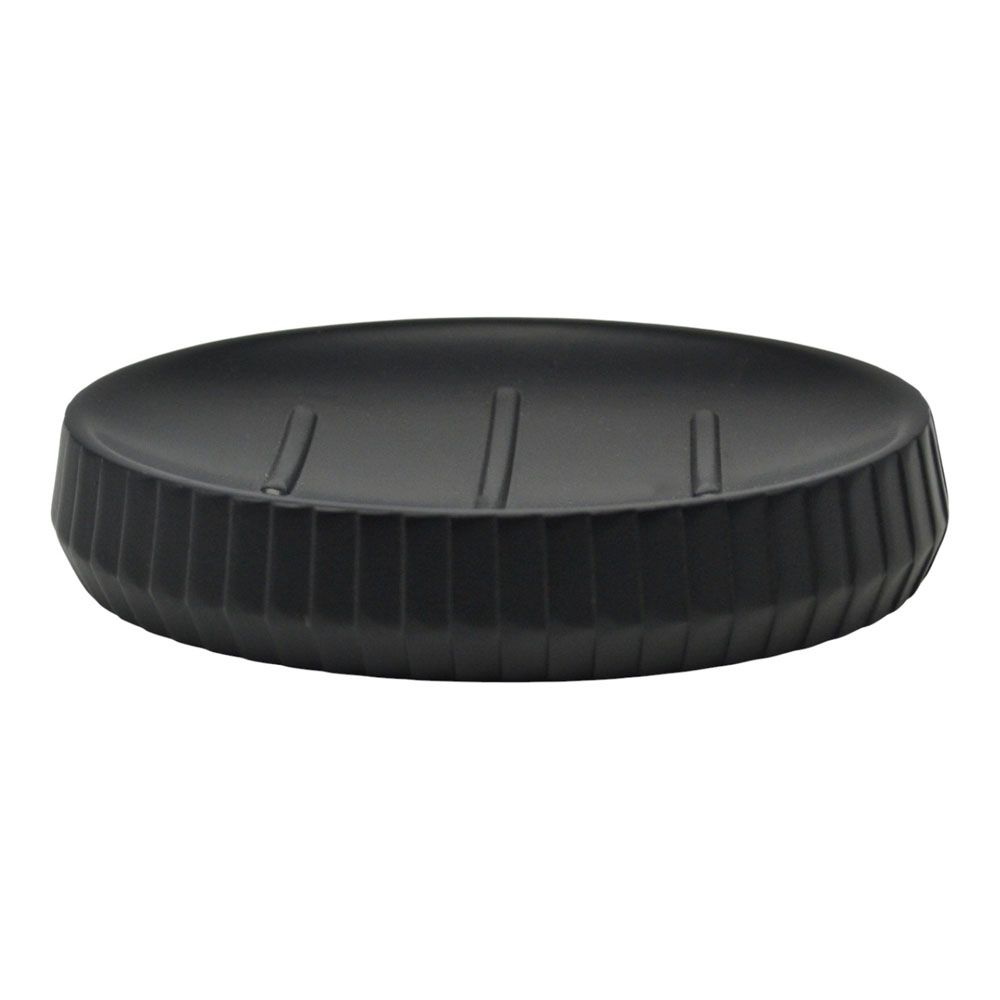 ΣΑΠΟΥΝΟΘΗΚΗ ΠΟΛΥΕΣΤΕΡΙΚΗ ΜΑΥΡΗ ΜΕ ΡΙΓΕΣ 12,9x9,1x2,3εκ.ANKOR